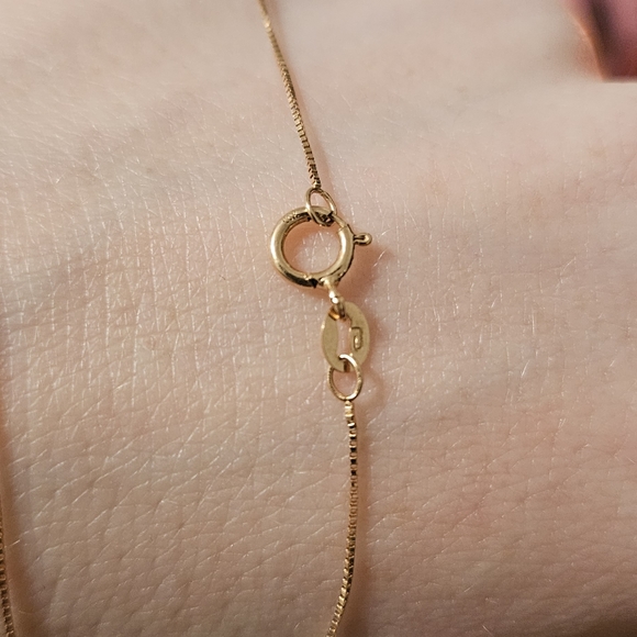 10K Rose Gold and Moissanite Necklace - Picture 7 of 8
